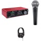 Shure Podcasters Create & Caste Kit with SM58-LC Mic, Focusrite Scarlett 2i2 Interface & Headphones