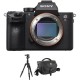 Sony Alpha a7R III Mirrorless Digital Camera Body with Tripod Kit