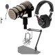 Rode PodMic Dynamic Podcasting Microphone with Headphones and Accessories