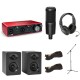 Focusrite Scarlett 4i4 3rd Generation USB Interface - With Microphone Bundle