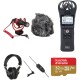 Rode VideoMicro Wired Audio Kit with Zoom H1n Recorder, Lav Mic, and Headphones