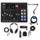Rode RODECaster Integrated Podcast Production Console W/Zoom ZDM-1 Mic Pack/More