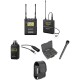 Sony UWP-D 2-Person Camera-Mount Wireless Combo Microphone System Kit (UC14: 470 to 542 MHz)