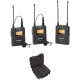 Saramonic UwMic9 2-Person Camera-Mount Wireless Omni Lavalier Mic System & Case Kit (514 to 596 MHz)