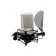 MXL 990 Complete Microphone Bundle with Integrated Pop Filter and Shockmount Kit