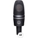 AKG C3000 Studio Microphone Twin Pack