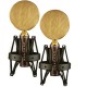 Cascade Microphones FAT HEAD Ribbon Microphones (Brown Body and Gold Grill, Stock Transformer, Pair)