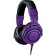 Audio-Technica ATH-M50x Closed-Back Monitor Headphones (Purple and Black)