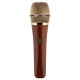 Telefunken M80 Handheld Supercardioid Dynamic Vocal Microphone, Cherry & Gold