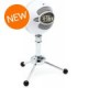 Blue Microphones Snowball USB Mic with Tripod Stand - Textured White