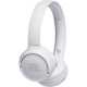 JBL TUNE 500BT Wireless On-Ear Headphones (White)
