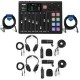 Rode Caster Integrated Podcast Production Console W/2x Zoom ZDM1 Mic Pack/2x Cab