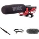 Rode VideoMic Camera-Mount Shotgun Microphone Kit with Micro Boompole, Windshield, and Extension Cable