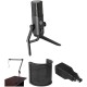 Senal UC4-B USB Multi-Pattern Microphone Kit with Boom Arm, Pop Filter & Cable