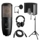 AKG Acoustics P420 Large Diaphragm Microphone Recording Setup Kit