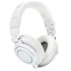 Audio-Technica ATH-M50xWH Closed-Back Studio Monitor Headphones - White