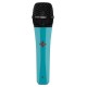 Telefunken M80 Handheld Supercardioid Dynamic Vocal Microphone, Turquoise/Black