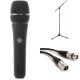 Telefunken M80 Black with Stand and Cable