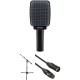 Sennheiser e 906 Dynamic Instrument Microphone with Stand & Cable Performance Kit