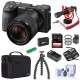 Sony Alpha a6600 Mirrorless Digital Camera with 18-135mm Lens With AUDIO Acc Kit