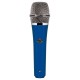 Telefunken M80 Handheld Supercardioid Dynamic Vocal Microphone, Blue & Chrome