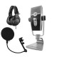 AKG Lyra Multipattern USB Condenser Microphone W/ATH-M20x Headphones/Pop Filter