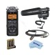Audio-Technica AT8024 Stereo/Mono Camera-Mount Microphone + Tascam DR-05 Kit