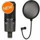 Audio-Technica AT2020USB+ Cardioid Condenser USB Microphone with Pop filter