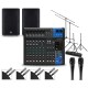 Yamaha Complete PA Package with MG12XUK Mixer and Yamaha DBR Speakers