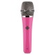 Telefunken M80 Handheld Supercardioid Dynamic Vocal Microphone, Pink & Chrome