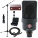 Neumann TLM 103 Large-diaphragm Condenser Microphone Package - Matte Black