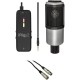 IK Multimedia iRig Pre 2 Kit with Cardioid Condenser Microphone, and XLR Cable