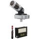 Shure MOTIV MV88 Digital Stereo Condenser Microphone with Micro Flood Light and Stand Kit for iOS