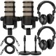 Rode 2x PodMic Dynamic Podcasting Microphone with Headphones, Stand, Cable