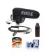 RODE VideoMic Pro On-Camera Microphone with Suspension Mount & Cable Kit