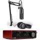 Focusrite Scarlett 2i2 3rd Gen & AT2020 Podcasting Bundle