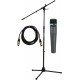 Shure SM57 Mic Pack with Stand and Cable