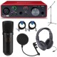Focusrite Scarlett Solo 3rd Generation USB Interface With Microphone Bundle