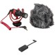 Rode VideoMicro Ultracompact Camera-Mount Shotgun Microphone with GoPro Pro 3.5mm Mic Adapter