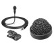 Sennheiser ME 2-II Omnidirectional Lavalier Microphone Black W/Accessory Kit