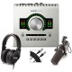 Universal Audio Apollo Twin USB Heritage Edition Interface With Shure SM7B, SRH 440 and Mic Cable