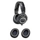 Audio-Technica ATH-M50x Headphones, Bundle with Earpads