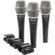 CAD CADLive D32 Supercardioid Dynamic Handheld Microphone (3 Pack)
