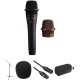 Blue enCORE 200 Active Dynamic Handheld Vocal Microphone with Mic Stand and Accessories Kit (Black)
