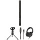 Sennheiser MKE600 Podcasting/Zoom Kit with Gator Cases Tripod Tabletop Stand, USB Interface Cable & Headphones Review