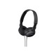 Sony MDR-ZX110 Closed Supra-Aural Dome Stereo Headphones, Black