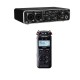 Behringer U-Phoria UMC204HD Audiophile Interface W/Tascam DR-05X Stereo Recorder
