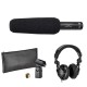 Audio-Technica AT875R Line + Gradient Condenser Microphone and Headphone Kit