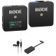 Rode Wireless GO Lavalier GoPro Kit with GO Omnidirectional Lapel Mic & GoPro Pro 3.5mm Mic Adapter