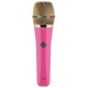 Telefunken M80 Handheld Supercardioid Dynamic Vocal Microphone, Pink & Gold